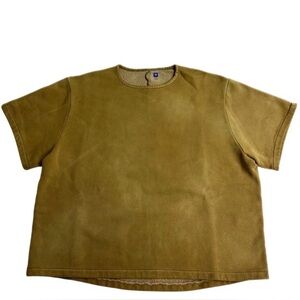 YEEZY GAP ENGINEERED BY BALENCIAGA FLEECE YOKE TEE / SIZE MEDIUM / BRONZE (Rare)